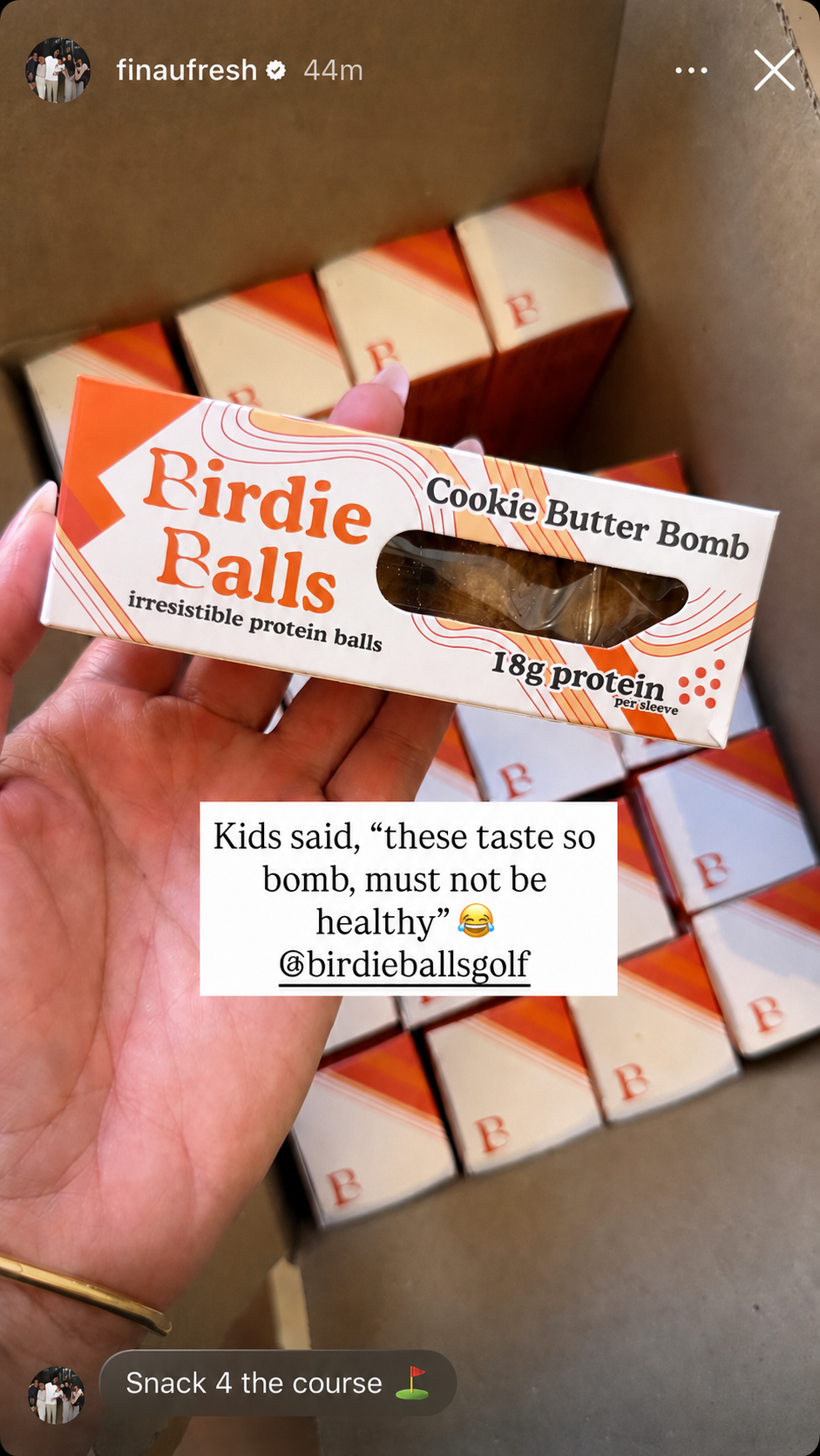 Instagram review from @finaufresh